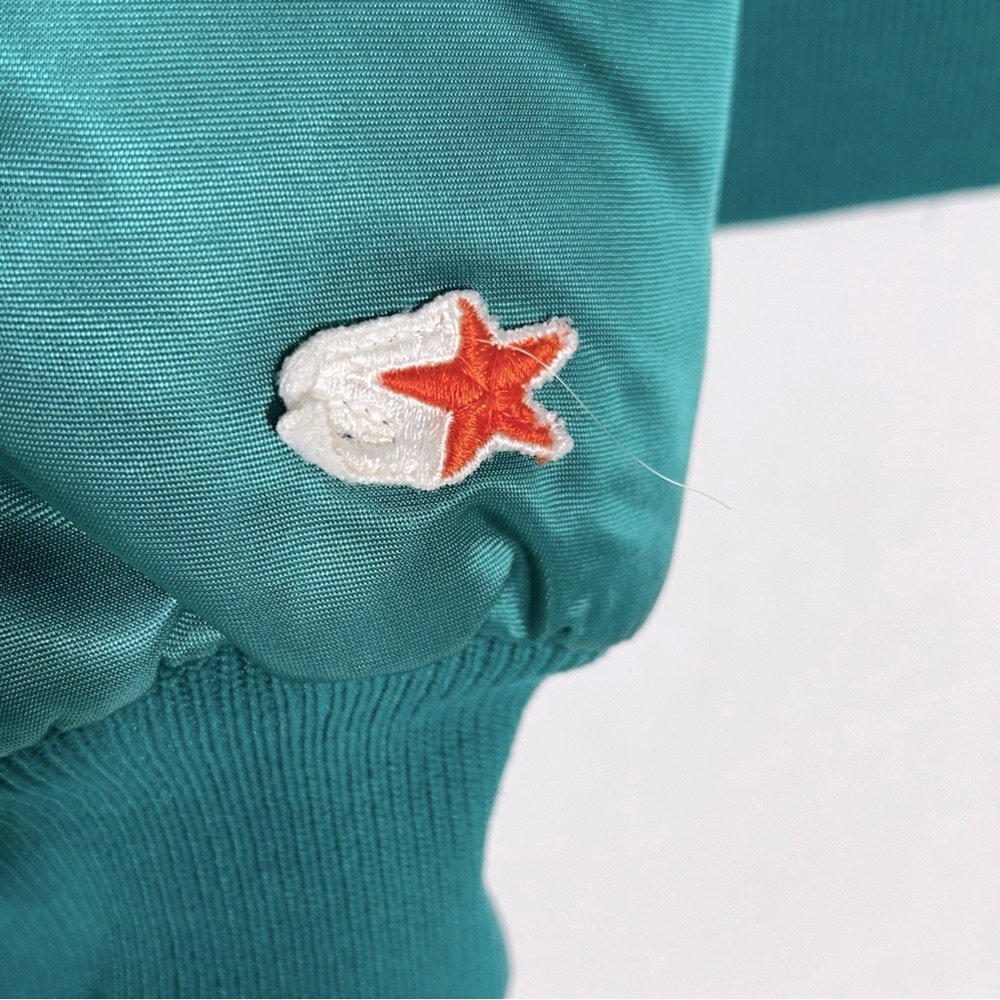 Vintage Starter Miami Dolphins Satin Bomber Jacket - Medium - Picture 3 of 15